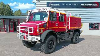 Camion de pompiers Mercedes-Benz Unimog U 5000 4x4 - (type 437.4) 3.900 ltr -Lier, Winch -Feuerwe | Image 4 - Autoline