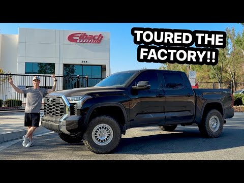 Tundra Gets Lifted on Stage 2 Eibach Pro-Truck Lift!
