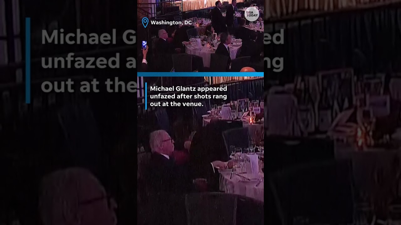 White House Correspondents' dinner guest continues meal after shots ring out