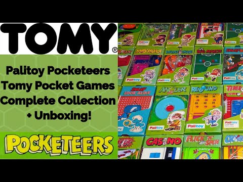 Vintage Palitoy Pocketeers + Tomy Pocket Games - Complete Collection + Unboxing!