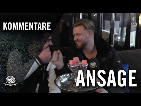 Ansage von Benjamin Braus (SC 1960 Hanau) und Anil Ucar (SpVgg. Dietesheim) | MAINKICK.TV