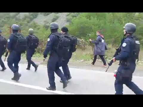 Specijalne jedinice kosovske policije po povratku sa Jarinja