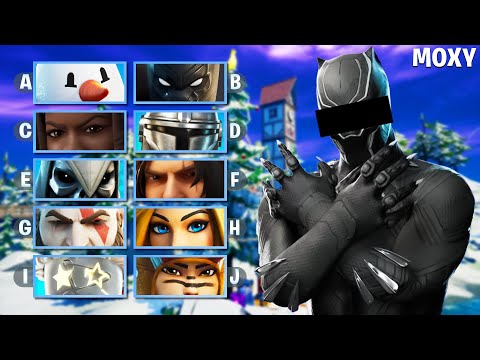 Guess The Fortnite Skin BY THE EYES #4 - Fortnite Challenge By Moxy