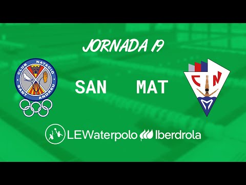 🔴 DIRECTO | Liga Femenina Iberdrola de Waterpolo: CN Sant Andreu - Assolim CN Mataró | Jornada 19