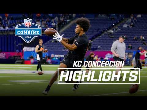 K.C. Concepcion's 2026 NFL Scouting Combine Workout