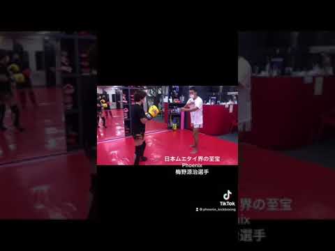 【ローキックへのカウンター】ストレート・フック　梅野源治選手解説