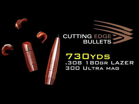 Cutting Edge Bullets Kill Shot 730yds (Bullets Lazer 308 180Grain)