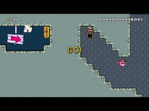 [Online VS.] Bat Mario by Levelbauer - Super Mario Maker 2 - No Commentary 1bw