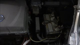 Nissan LEAF won't start, 12v battery dead