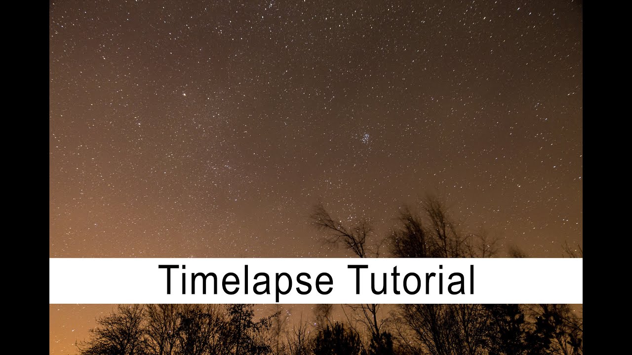 Here’s What You’ll Need For Your Very First Timelapse