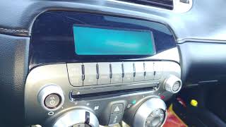 2014 Camaro radio problems