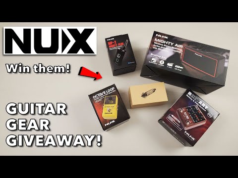 Give it Away, Give it Away Now! Huge NUX Guitar Amps and Pedals Giveaway