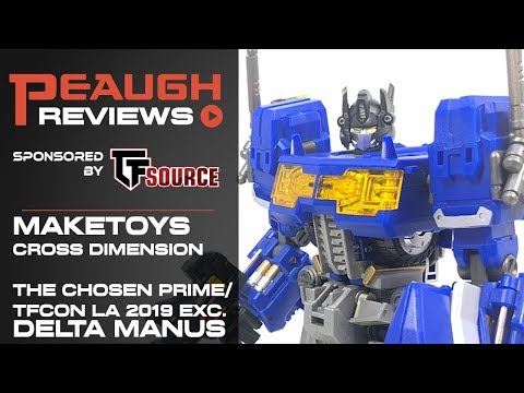 Maketoys: Cross Dimension MTCD-01D DELTA MANUS (TFcon LA 2019/Chosen Prime Exclusive)
