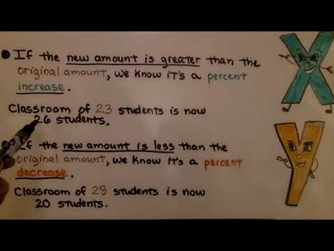 7th Grade Math 5 1b Finding Percent Decrease