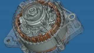 Toyota Carina generator T-FLEX CAD 3D model animation