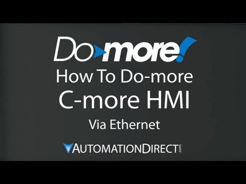 BRX Do-more PLCs - How to Use a C-more HMI Display from AutomationDirect