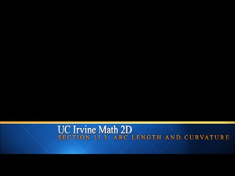 UC Irvine Math 2D Section 13.3