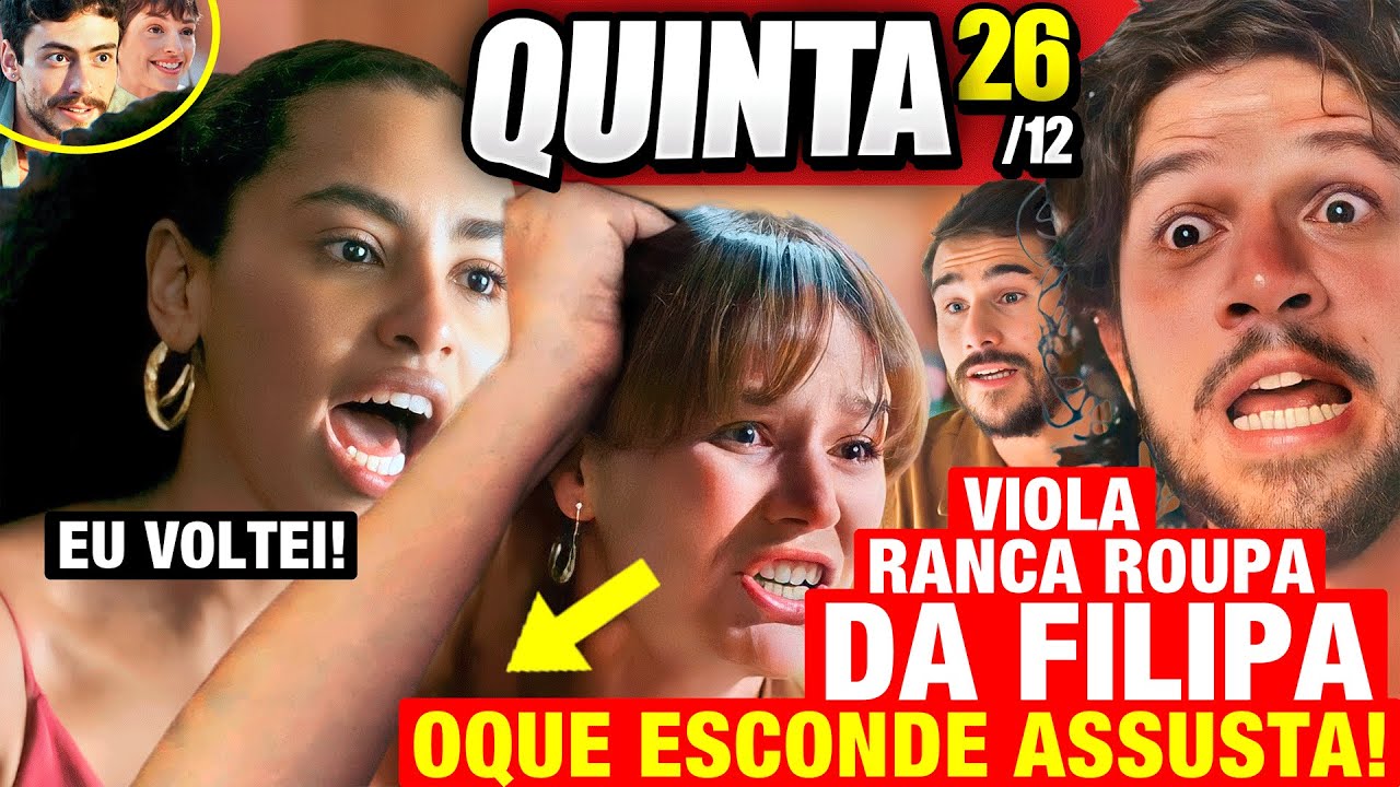 MANIA DE VOCÊ - Capítulo de hoje 26/12 QUINTA - Resumo Completo da Novela Mania de Você Hoje 26/12