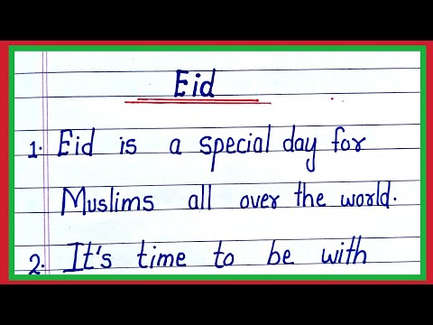 essay on Eid ul fitr in english/10 lines essay on Eid in english/Eid par nibandh