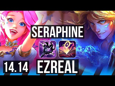 SERAPHINE vs EZREAL (MID) | 6 solo kills, 800+ games | EUW Challenger | 14.14