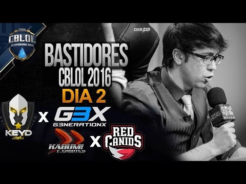 BASTIDORES CBLOL 2016! Semana 1/Dia 2 (17/01) - Keyd vs G3x // Kabum vs Red