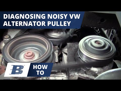 How To Diagnose a Noisy Chattering VW Over Running Alternator Pulley