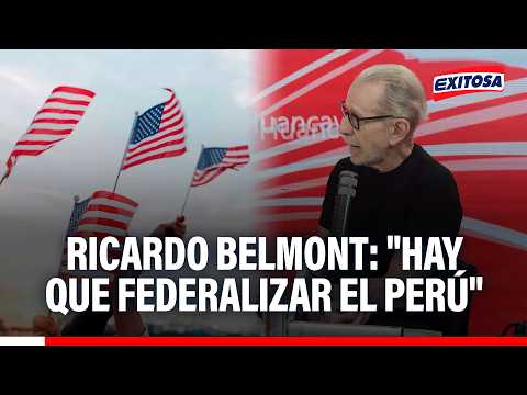 🔴🔵 Ricardo Belmont seeks the Presidency: "In time, Peru must be federalized"