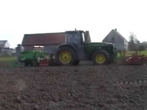 Cattebeke: Aardappels planten.