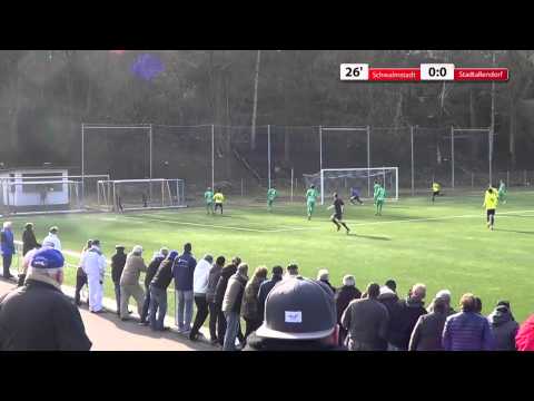 1.FC Schwalmstadt - Eintracht Stadtallendorf (28.02.2015): 26. Minute 1:0 Rolf Sattorov