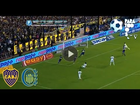 De ida y vuelta. Boca 1 - Rosario Central 0. Fecha 11. Torneo Inicial 2013. Fútbol Para Todos