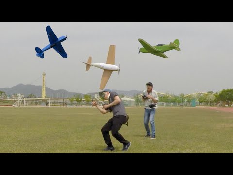FT mini MIG-3 P40 Racer CRASH inverted crazy fast flying 비행기 DIY RC airplane Flite Test