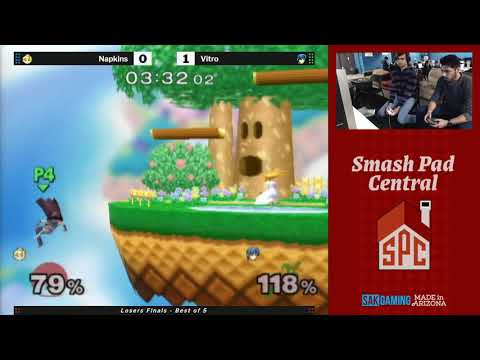 SPC 141 - Losers Finals - Napkins (Peach) vs Vitro (Marth)