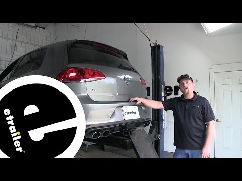 etrailer | Installation: Curt Trailer Hitch Receiver on a 2016 Volkswagen Golf