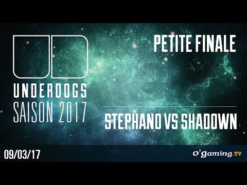 Stephano vs ShaDoWn ZvP - Underdogs 2017 Saison 1 - Petite Finale - Starcraft II