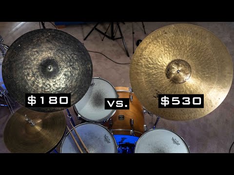 $180 vs $530 Jazz Ride Cymbal | Dream Dark Matter vs Zildjian Kerope