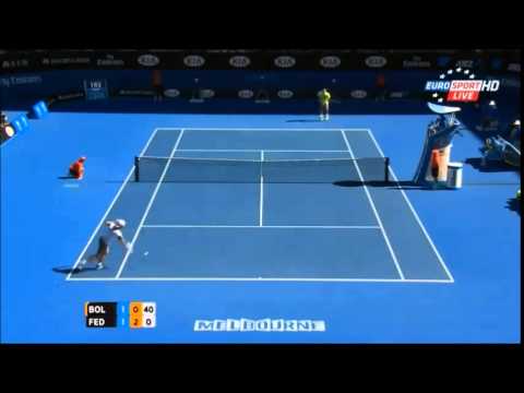Something special from Federer vs Bolelli - Australian Open 2015