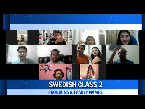 Swedish class video 1 at Shield Language Academy