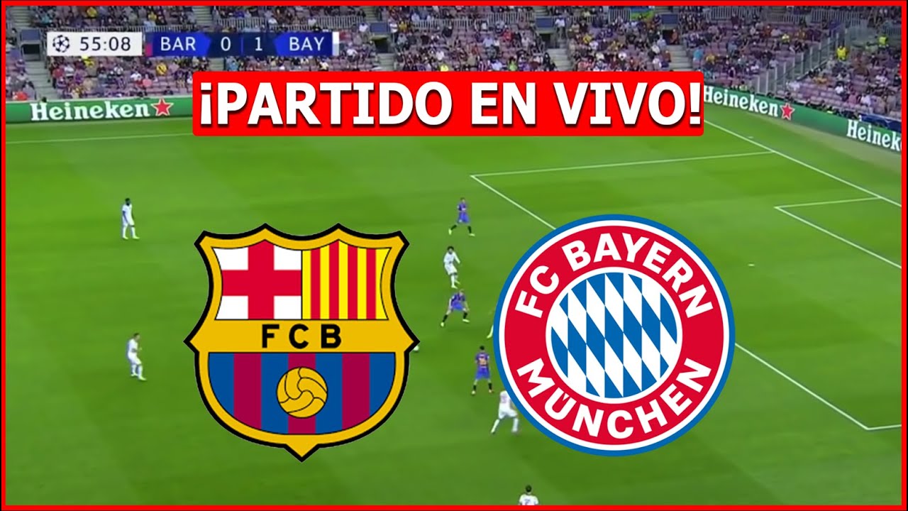 🔴 BARCELONA vs BAYERN MUNICH EN VIVO 🔴 JUEGA LAMINE YAMAL CHAMPIONS LEAGUE 🏆