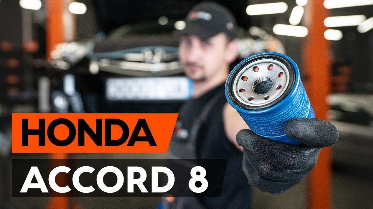 Come cambiare olio motore e filtro su Honda Accord VIII CU - Guida alla sostituzione