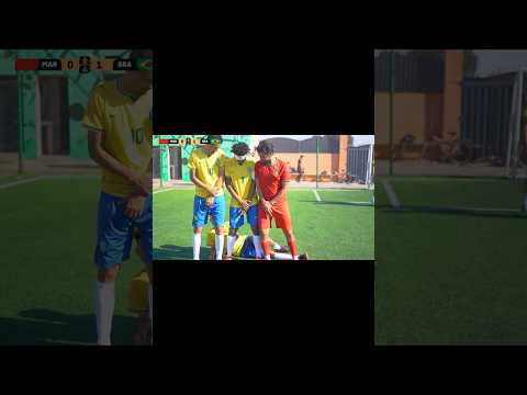 What a goal🔥 #worldcup #morocco #brezil #football #hakimi #neymar