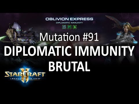 StarCraft II: CO-OP Mutation #91 - Diplomatic Immunity BRUTAL - Vorazun / Nova