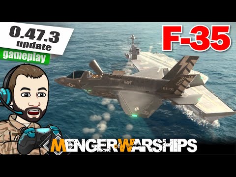 Introducing the new F-35 with two demo battles | MODERN WARSHIPS, Gameplay