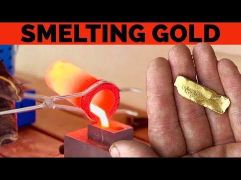 How to Melt Gold Nuggets into a 1 Ounce Gold Bar at Home!