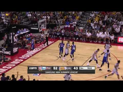 D'Angelo Russell 22 Pts   Highlights ¦ Sixers vs Lakers ¦ July 9, 2016 ¦ 2016 NBA Summer League
