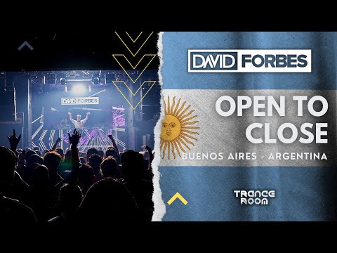 David Forbes OPEN TO CLOSE LIVE set at Trance Room @ Uniclub - 09/10/22