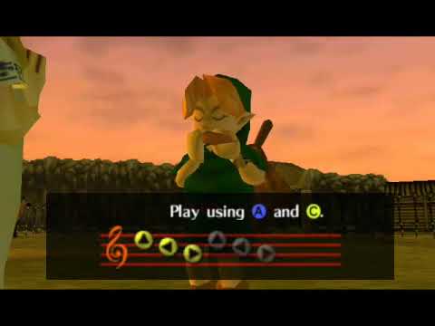 The Legend Of Zelda Ocarina Of Time - Eponas Song - Misc Computer Games