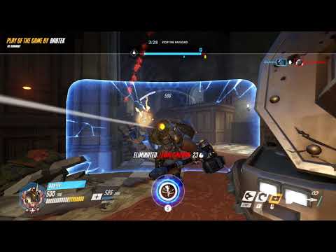 Overwatch Highlight - Reinhardt Throne Room Shatter