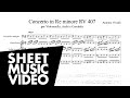 Vivaldi - Cello Concerto in D minor RV 407