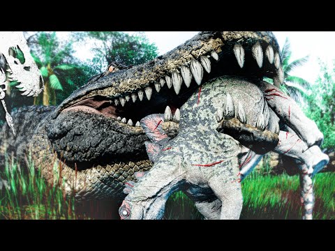 We Hunted the Babies.. Then IT Hunted US! - The Isle EVRIMA - Deinosuchus Life Cycle Survival