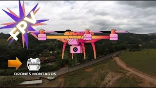 FPV COM DRONE MONTADO